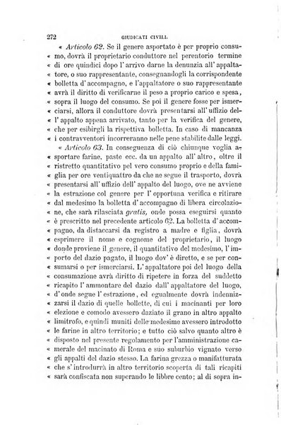 Giornale del Foro in cui si raccolgono le più importanti regiudicate dei supremi tribunali di Roma e dello Stato pontificio in materia civile