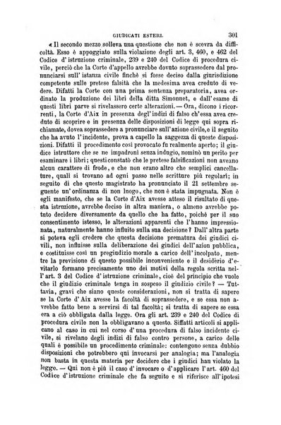 Giornale del Foro in cui si raccolgono le più importanti regiudicate dei supremi tribunali di Roma e dello Stato pontificio in materia civile