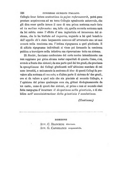 Giornale del Foro in cui si raccolgono le più importanti regiudicate dei supremi tribunali di Roma e dello Stato pontificio in materia civile