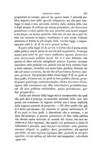 Giornale del Foro in cui si raccolgono le più importanti regiudicate dei supremi tribunali di Roma e dello Stato pontificio in materia civile