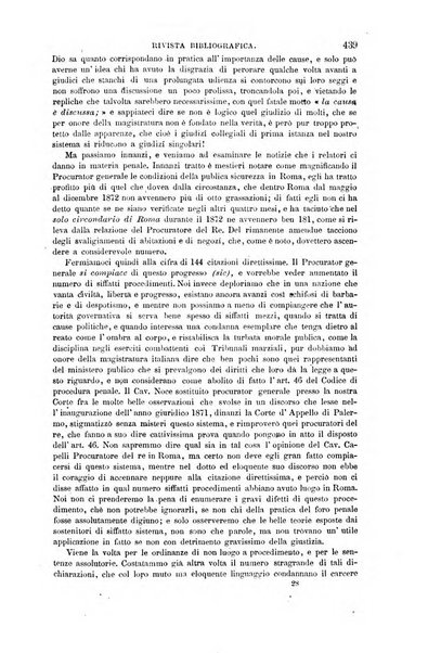 Giornale del Foro in cui si raccolgono le più importanti regiudicate dei supremi tribunali di Roma e dello Stato pontificio in materia civile