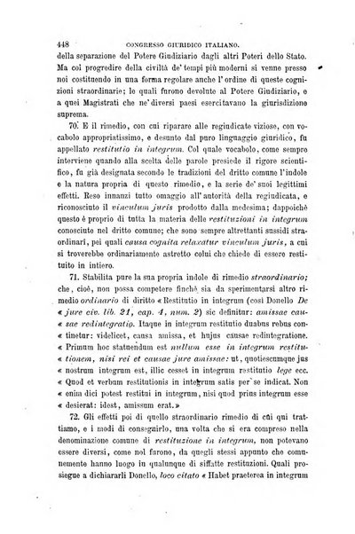 Giornale del Foro in cui si raccolgono le più importanti regiudicate dei supremi tribunali di Roma e dello Stato pontificio in materia civile