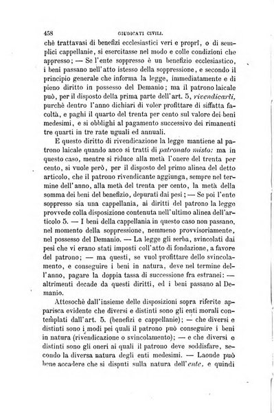 Giornale del Foro in cui si raccolgono le più importanti regiudicate dei supremi tribunali di Roma e dello Stato pontificio in materia civile