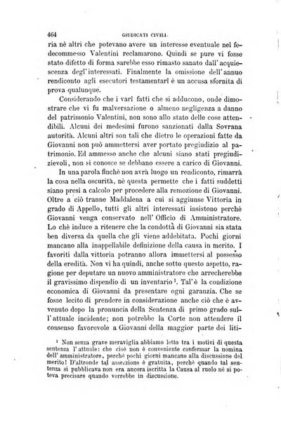 Giornale del Foro in cui si raccolgono le più importanti regiudicate dei supremi tribunali di Roma e dello Stato pontificio in materia civile