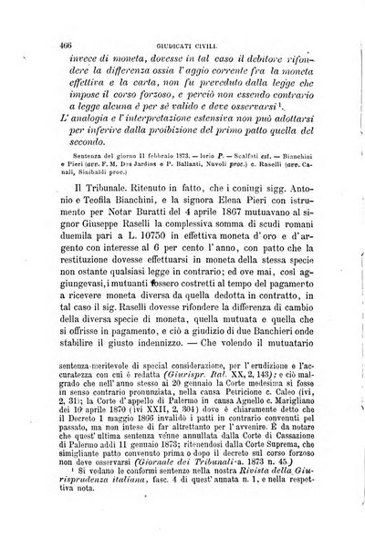 Giornale del Foro in cui si raccolgono le più importanti regiudicate dei supremi tribunali di Roma e dello Stato pontificio in materia civile