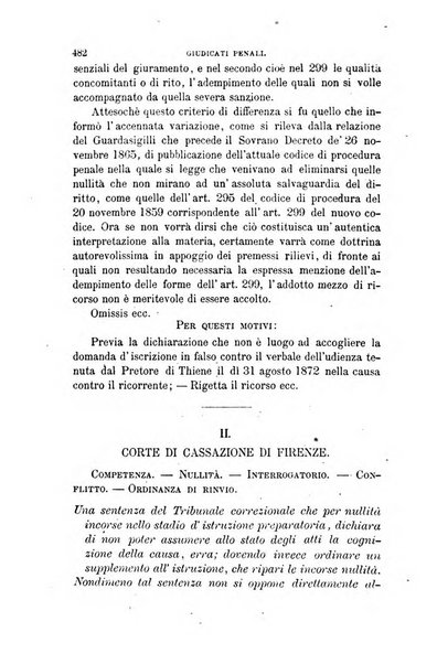 Giornale del Foro in cui si raccolgono le più importanti regiudicate dei supremi tribunali di Roma e dello Stato pontificio in materia civile