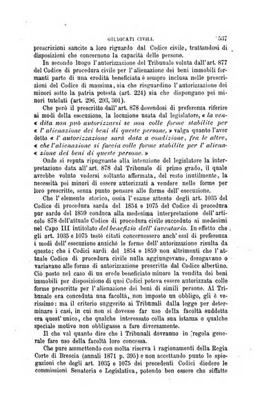 Giornale del Foro in cui si raccolgono le più importanti regiudicate dei supremi tribunali di Roma e dello Stato pontificio in materia civile