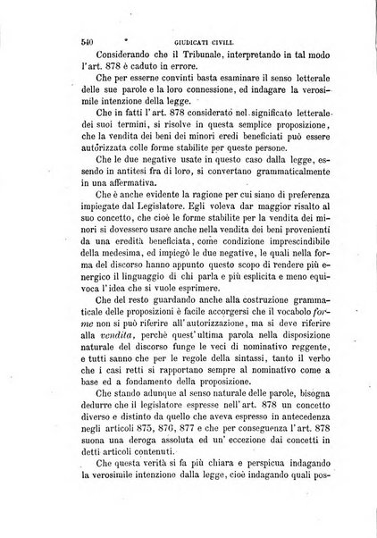 Giornale del Foro in cui si raccolgono le più importanti regiudicate dei supremi tribunali di Roma e dello Stato pontificio in materia civile