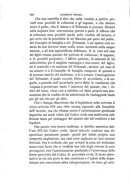 Giornale del Foro in cui si raccolgono le più importanti regiudicate dei supremi tribunali di Roma e dello Stato pontificio in materia civile