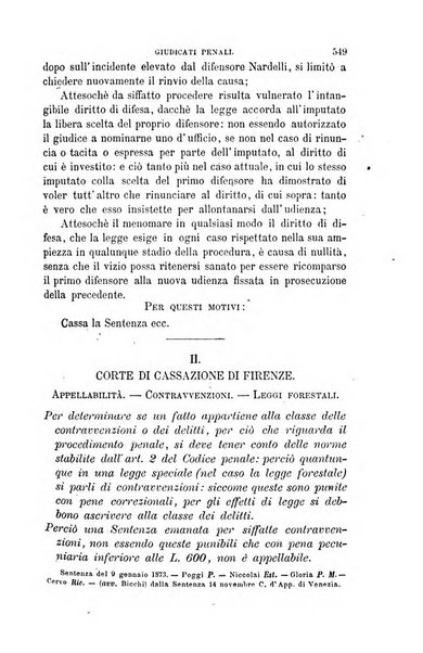 Giornale del Foro in cui si raccolgono le più importanti regiudicate dei supremi tribunali di Roma e dello Stato pontificio in materia civile