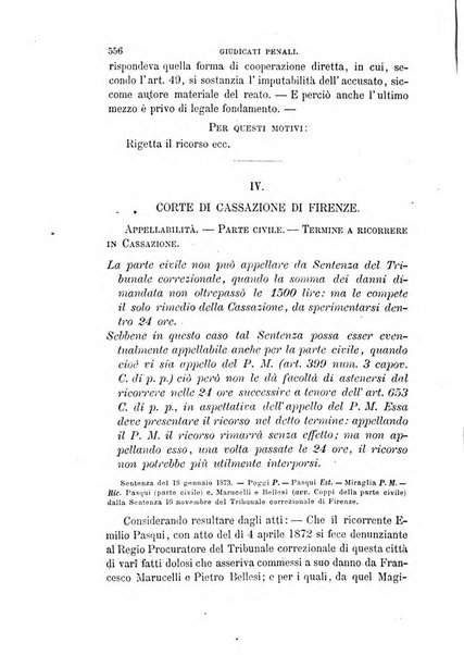 Giornale del Foro in cui si raccolgono le più importanti regiudicate dei supremi tribunali di Roma e dello Stato pontificio in materia civile