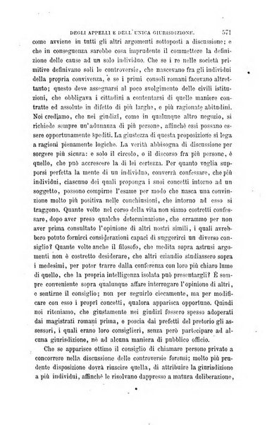 Giornale del Foro in cui si raccolgono le più importanti regiudicate dei supremi tribunali di Roma e dello Stato pontificio in materia civile