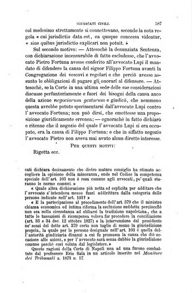 Giornale del Foro in cui si raccolgono le più importanti regiudicate dei supremi tribunali di Roma e dello Stato pontificio in materia civile