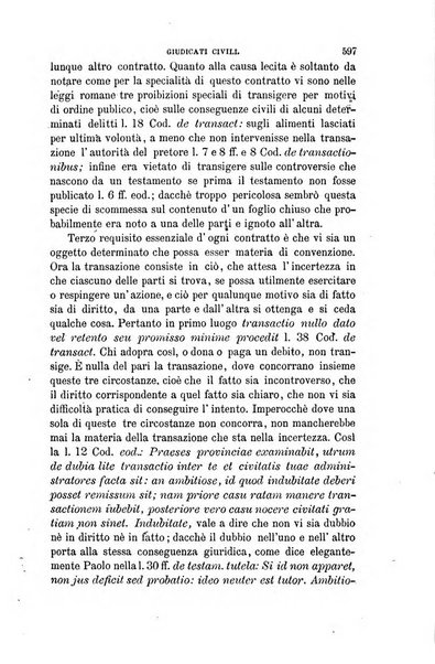 Giornale del Foro in cui si raccolgono le più importanti regiudicate dei supremi tribunali di Roma e dello Stato pontificio in materia civile