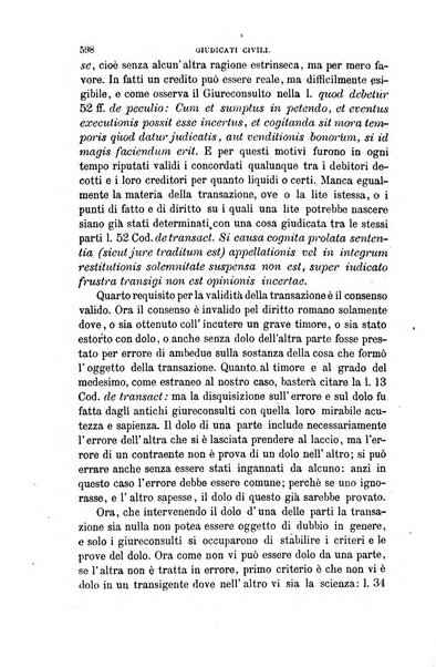 Giornale del Foro in cui si raccolgono le più importanti regiudicate dei supremi tribunali di Roma e dello Stato pontificio in materia civile