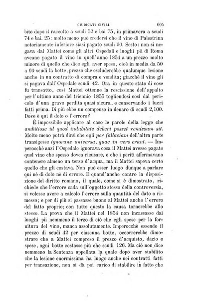 Giornale del Foro in cui si raccolgono le più importanti regiudicate dei supremi tribunali di Roma e dello Stato pontificio in materia civile