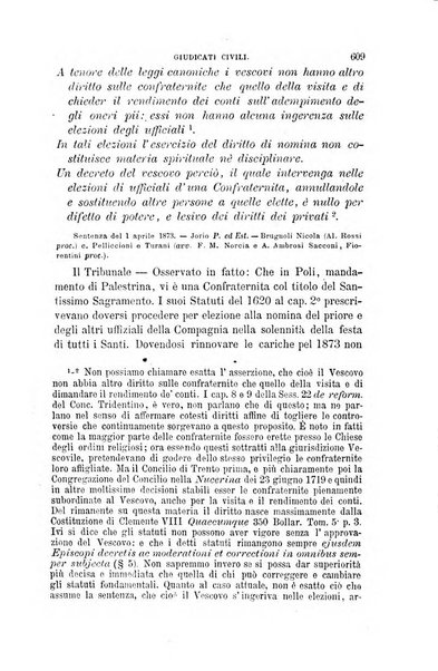 Giornale del Foro in cui si raccolgono le più importanti regiudicate dei supremi tribunali di Roma e dello Stato pontificio in materia civile