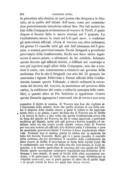 Giornale del Foro in cui si raccolgono le più importanti regiudicate dei supremi tribunali di Roma e dello Stato pontificio in materia civile