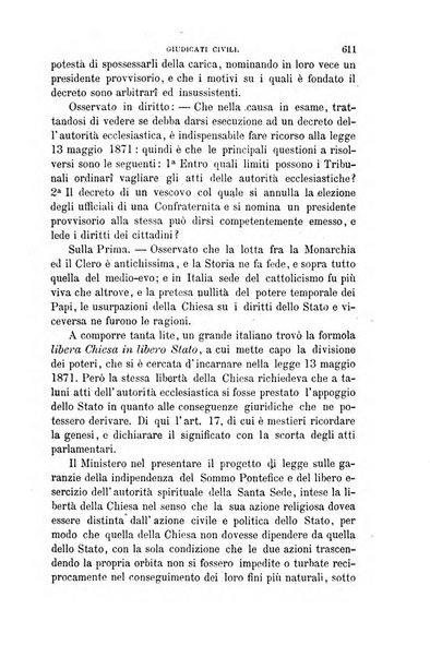 Giornale del Foro in cui si raccolgono le più importanti regiudicate dei supremi tribunali di Roma e dello Stato pontificio in materia civile