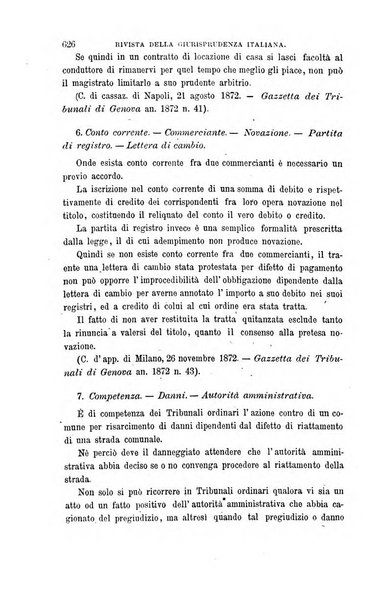 Giornale del Foro in cui si raccolgono le più importanti regiudicate dei supremi tribunali di Roma e dello Stato pontificio in materia civile