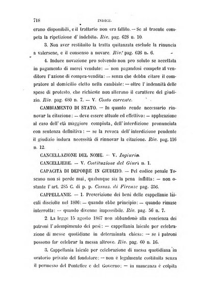 Giornale del Foro in cui si raccolgono le più importanti regiudicate dei supremi tribunali di Roma e dello Stato pontificio in materia civile