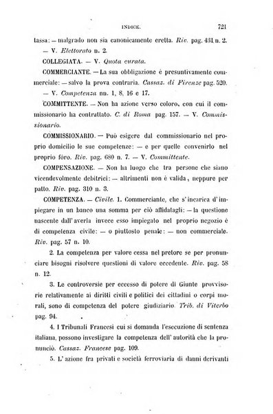 Giornale del Foro in cui si raccolgono le più importanti regiudicate dei supremi tribunali di Roma e dello Stato pontificio in materia civile