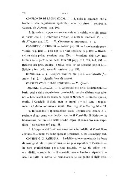 Giornale del Foro in cui si raccolgono le più importanti regiudicate dei supremi tribunali di Roma e dello Stato pontificio in materia civile