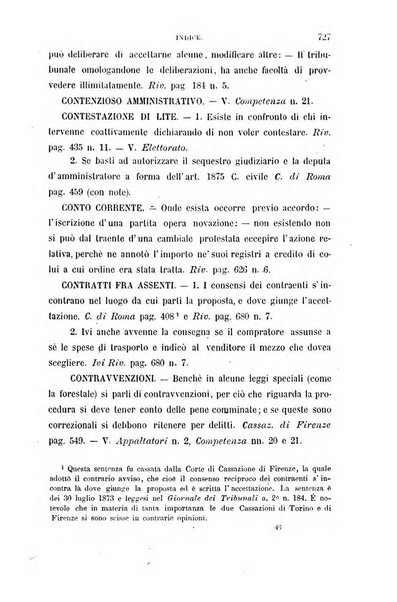 Giornale del Foro in cui si raccolgono le più importanti regiudicate dei supremi tribunali di Roma e dello Stato pontificio in materia civile