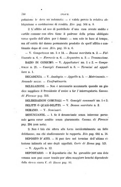 Giornale del Foro in cui si raccolgono le più importanti regiudicate dei supremi tribunali di Roma e dello Stato pontificio in materia civile