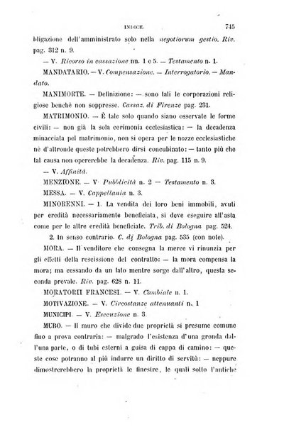 Giornale del Foro in cui si raccolgono le più importanti regiudicate dei supremi tribunali di Roma e dello Stato pontificio in materia civile