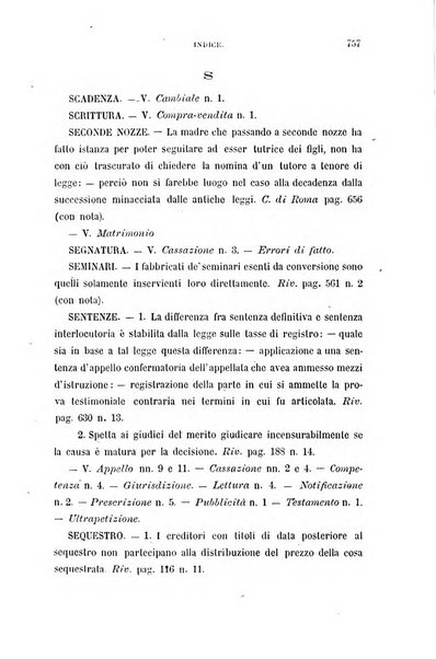 Giornale del Foro in cui si raccolgono le più importanti regiudicate dei supremi tribunali di Roma e dello Stato pontificio in materia civile