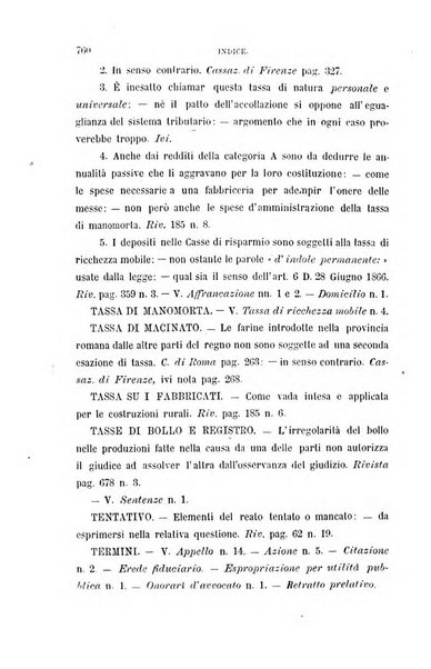 Giornale del Foro in cui si raccolgono le più importanti regiudicate dei supremi tribunali di Roma e dello Stato pontificio in materia civile