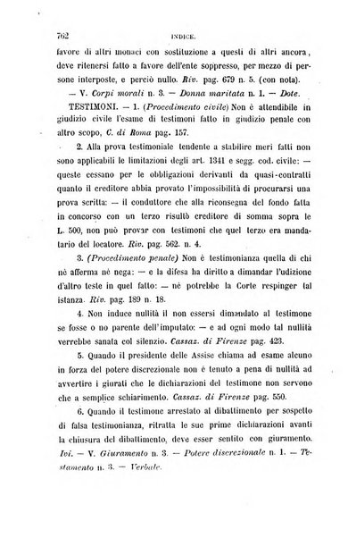 Giornale del Foro in cui si raccolgono le più importanti regiudicate dei supremi tribunali di Roma e dello Stato pontificio in materia civile