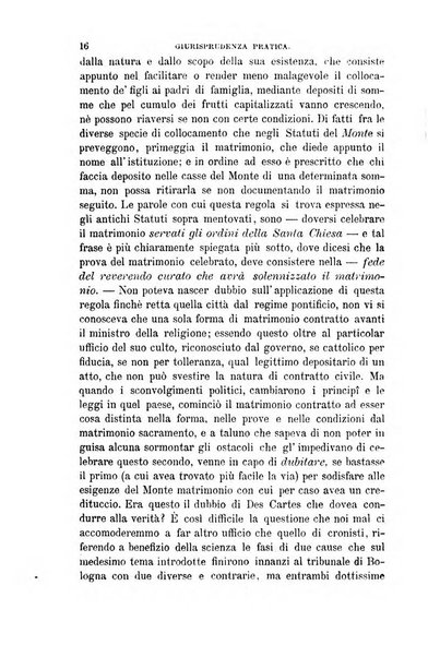 Giornale del Foro in cui si raccolgono le più importanti regiudicate dei supremi tribunali di Roma e dello Stato pontificio in materia civile