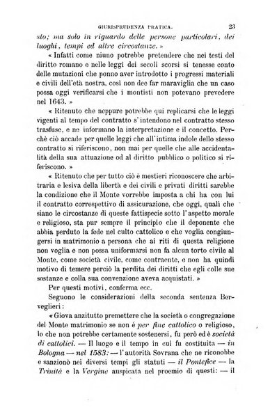 Giornale del Foro in cui si raccolgono le più importanti regiudicate dei supremi tribunali di Roma e dello Stato pontificio in materia civile