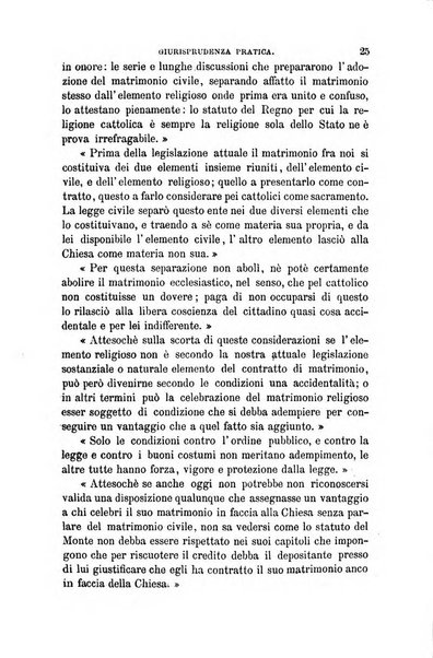 Giornale del Foro in cui si raccolgono le più importanti regiudicate dei supremi tribunali di Roma e dello Stato pontificio in materia civile