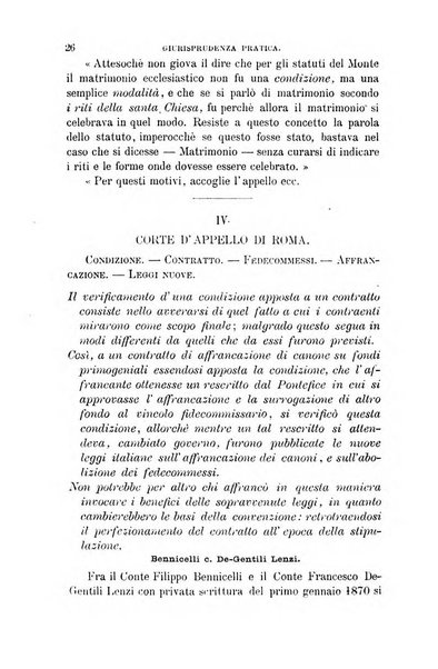 Giornale del Foro in cui si raccolgono le più importanti regiudicate dei supremi tribunali di Roma e dello Stato pontificio in materia civile