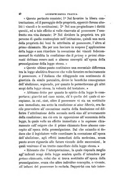 Giornale del Foro in cui si raccolgono le più importanti regiudicate dei supremi tribunali di Roma e dello Stato pontificio in materia civile