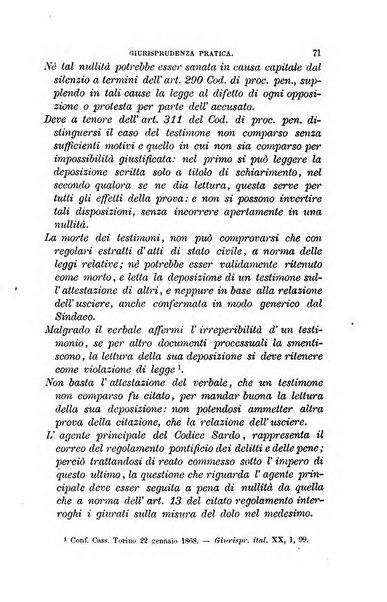 Giornale del Foro in cui si raccolgono le più importanti regiudicate dei supremi tribunali di Roma e dello Stato pontificio in materia civile