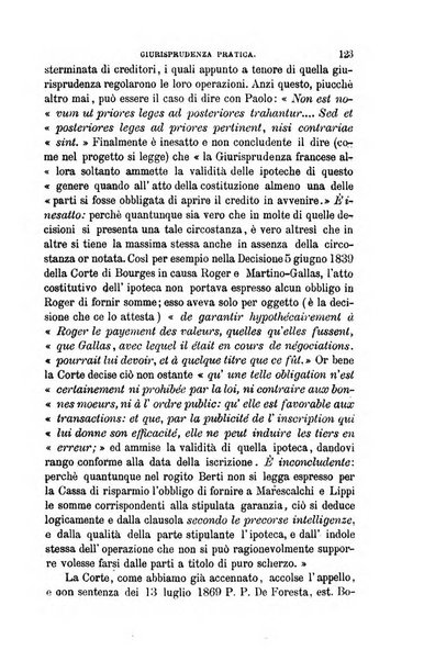 Giornale del Foro in cui si raccolgono le più importanti regiudicate dei supremi tribunali di Roma e dello Stato pontificio in materia civile