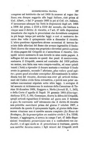 Giornale del Foro in cui si raccolgono le più importanti regiudicate dei supremi tribunali di Roma e dello Stato pontificio in materia civile