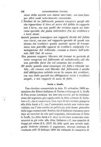 Giornale del Foro in cui si raccolgono le più importanti regiudicate dei supremi tribunali di Roma e dello Stato pontificio in materia civile