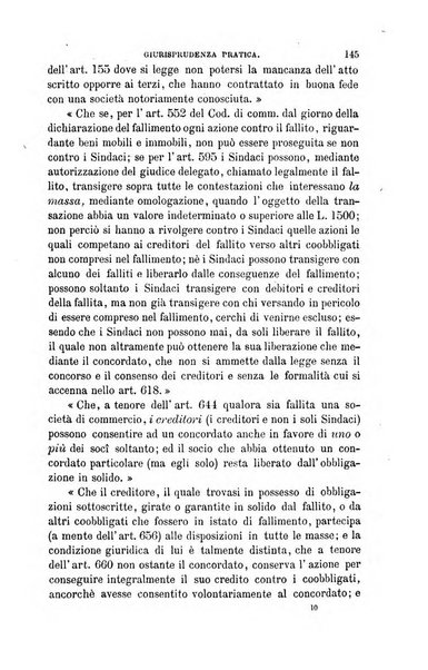 Giornale del Foro in cui si raccolgono le più importanti regiudicate dei supremi tribunali di Roma e dello Stato pontificio in materia civile