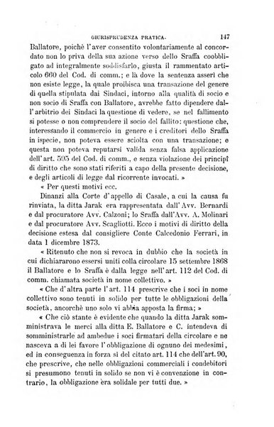 Giornale del Foro in cui si raccolgono le più importanti regiudicate dei supremi tribunali di Roma e dello Stato pontificio in materia civile