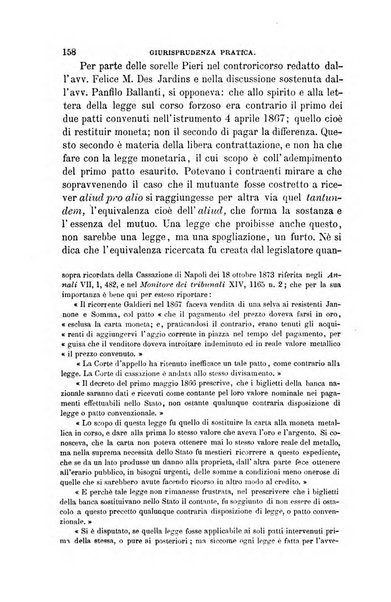 Giornale del Foro in cui si raccolgono le più importanti regiudicate dei supremi tribunali di Roma e dello Stato pontificio in materia civile