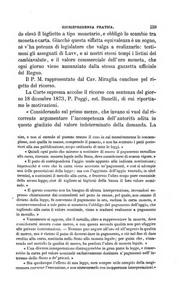 Giornale del Foro in cui si raccolgono le più importanti regiudicate dei supremi tribunali di Roma e dello Stato pontificio in materia civile