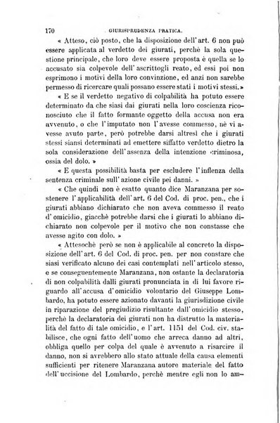 Giornale del Foro in cui si raccolgono le più importanti regiudicate dei supremi tribunali di Roma e dello Stato pontificio in materia civile