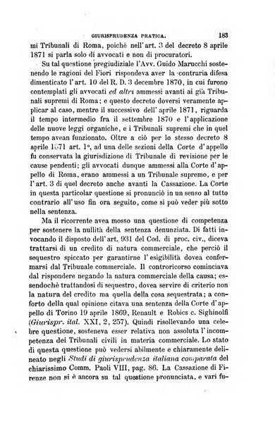 Giornale del Foro in cui si raccolgono le più importanti regiudicate dei supremi tribunali di Roma e dello Stato pontificio in materia civile