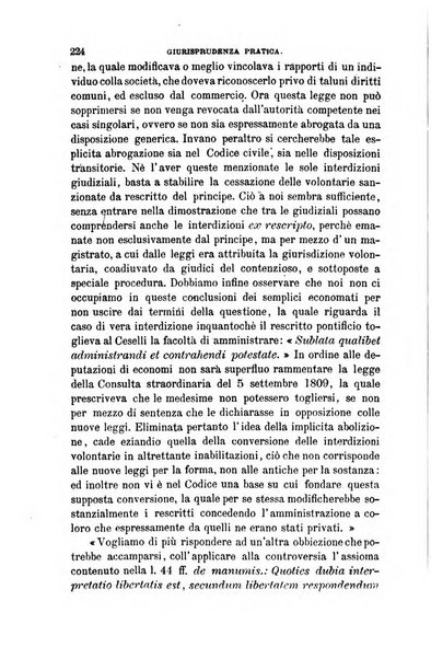 Giornale del Foro in cui si raccolgono le più importanti regiudicate dei supremi tribunali di Roma e dello Stato pontificio in materia civile