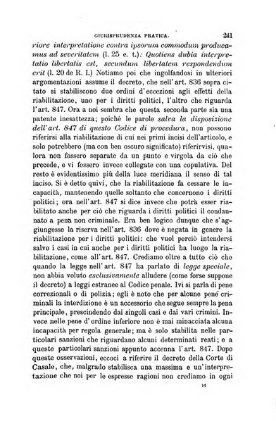 Giornale del Foro in cui si raccolgono le più importanti regiudicate dei supremi tribunali di Roma e dello Stato pontificio in materia civile